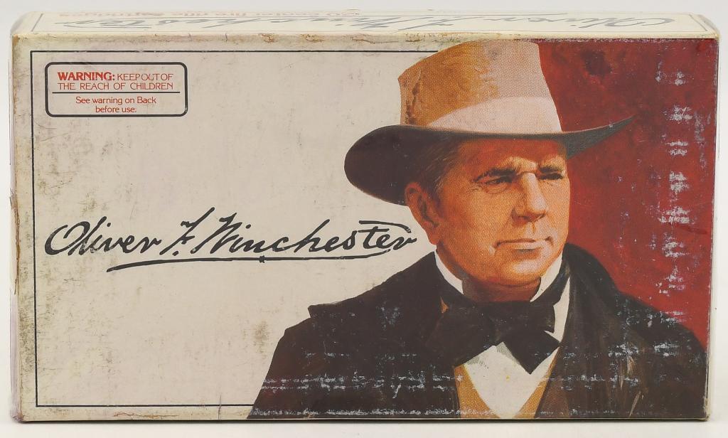 Rare Collectors Box Of Oliver F. Winchester: .38-55 Win; Rare Collectors Box Of Oliver F. Winchester .38-55 Winchester 255 Grain Soft Point Box Appears In Excellent Condition & Comes Cellophane Wrapped W38550FW