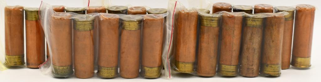 Approx 25 Rds Of Collector Winchester 12 Ga Paper: Approx 25 Rds Of Collector Winchester 12 Ga Paper Shotshells, Head Stamp Marked Winchester Ranger 12 Ga , Paper Hulls, Made In USA