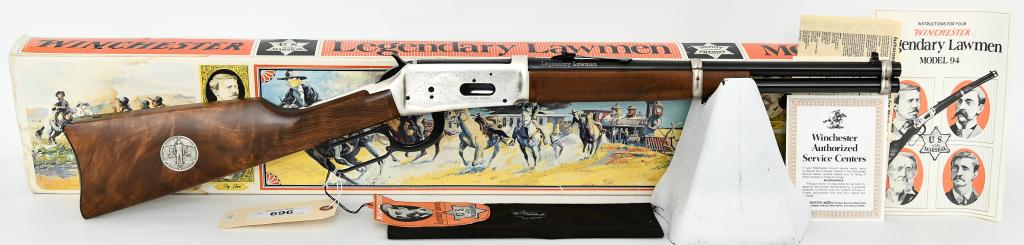 Winchester Model 1894 Legendary Lawmen Special Edt: Up Next We Have a Winchester Model 1894 Legendary Lawmen Special Edition, Appears unfired and Comes in The Factory Box and Sleeve, Paperwork & Hang tags. A true American classic, the Winchester Model 