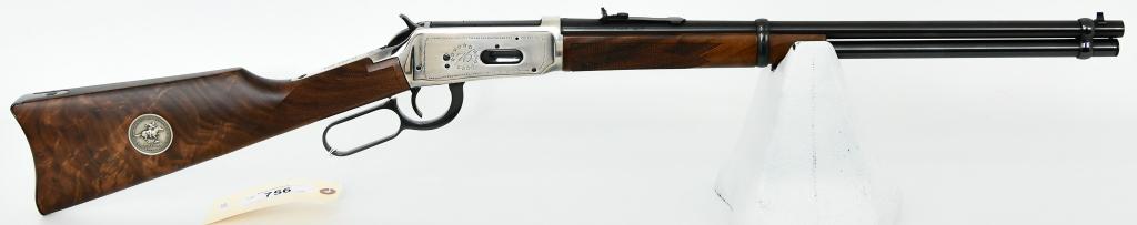 Winchester Model 94 Bicentennial 1776-1976: Up Next We Have a Winchester Model 94 Saddle Ring Bicentennial 1776-1976 Commemmorative Lever Action Rifle Chambered in .30-30, Appears it may have been Fired, Shows Handling Marks. Overall in Good Pr