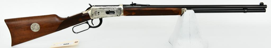 Winchester Model 94 Legendary Frontiersmen .38-55: Up Next We Have a Winchester Model 94 Legendary Frontiersman Commemorative Lever Action Rifle Chambered in .38-55, This One Appears Fired, and Has Some Wear. In 1979, Winchester produced 19,999 Model 