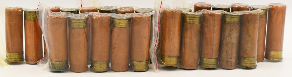 Approx 25 Rds Of Collector Winchester 12 Ga Paper: Approx 25 Rds Of Collector Winchester 12 Ga Paper Shotshells, Head Stamp Marked Winchester Ranger 12 Ga , Paper Hulls, Made In USA
