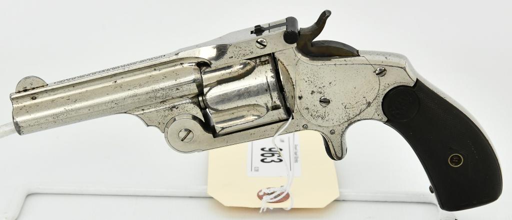 Smith & Wesson Baby Russian 1st Model .38 S&W: Up Next We Have an Antique Smith & Wesson Single Action Baby Russian 1st Model Revolver With Spur Trigger, Chambered in .38 S&W, 3 1/4" Barrel, Serial # 19769. Overall in Great Condition.