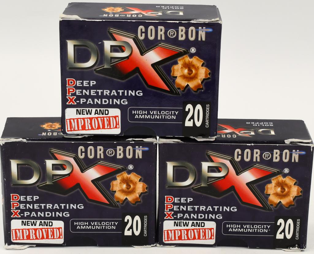 60 Rounds Of Cor-Bon DPX .380 ACP Ammunition: 60 Rounds Of Cor-Bon DPX .380 ACP Ammunition 80 Grain DPX Hollow Point Lead-Free Loaded with pure copper Barnes X Bullets, the Corbon DPX line offers deep penetration with 100% weight retention., non-