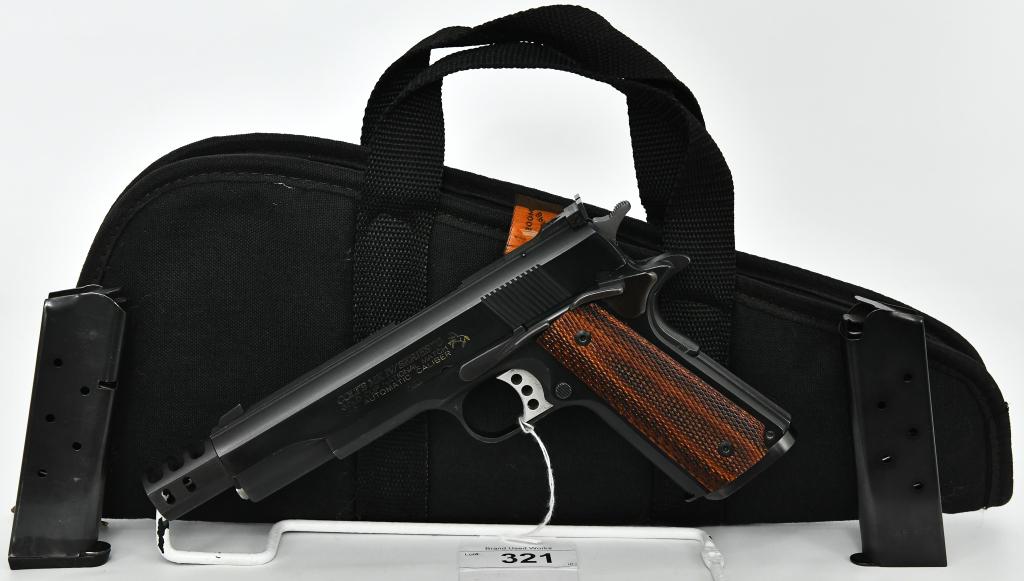 Colt MK IV Gold Cup National Match 1911 .45 ACP: Up Next We Have a Colt MK IV 70 Series Gold Cup National Match 1911 Semi Auto Pistol Chambered in .45 ACP, Equipped With a Compensator, Magwell, Wilson Barrel, Nice Trigger and Pull, and Comes With 3 