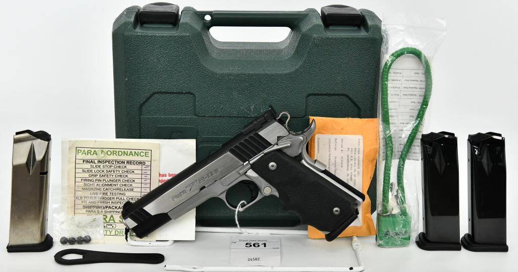 Para Hi-Cap 14-45 Limited Semi Auto 1911 .45 ACP: Up Next We Have a Nice Para Hi-Cap 14-45 Limited Semi Auto 1911 Pistol Chambered in .45 ACP, It Comes in The Factory Hardcase With Four Magazines and Paperwork. Overall in Excellent Condition, Equippe