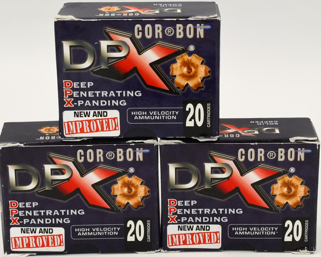 60 Rounds Of Cor-Bon DPX .380 ACP Ammunition: 60 Rounds Of Cor-Bon DPX .380 ACP Ammunition 80 Grain DPX Hollow Point Lead-Free Loaded with pure copper Barnes X Bullets, the Corbon DPX line offers deep penetration with 100% weight retention., non-