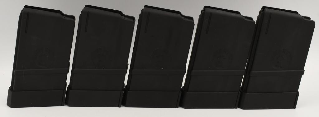 5 Wilson Master Molder AR-15 20 Round Magazines: 5 Wilson Master Molder AR-15 20 Round Magazines Law & Government Use Magazines, 20 Round Capacity, Made in USA
