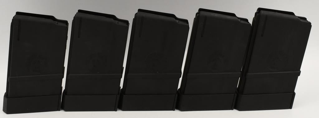 5 Wilson Master Molder AR-15 20 Round Magazines: 5 Wilson Master Molder AR-15 20 Round Magazines Law & Government Use Magazines, 20 Round Capacity, Made in USA