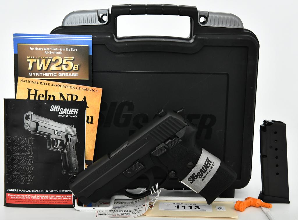 Sig P239 Anti-Snag Gen 2 Short Reset Trigger .40: Up Next We Have a Brand New Sig Sauer P239 SAS Semi Auto Pistol Chambered in .40 S&W, Anti-Snag, Gen 2, Short Reset Trigger, 3.6" Barrel, Alloy Frame, Black Finish, Plastic Grip, Fixed Night Sights, D