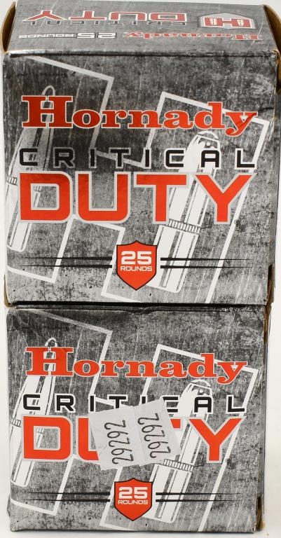 50 Rounds Of Hornady Critical Duty .357 Magnum: 50 Rounds Of Hornady Critical Duty .357 Magnum Ammunition, 135 Grain FlexLock Polymer Tip Flat Base Projectile 1275fps Hornady Critical Duty ammunition is loaded to extremely strict standards and tole