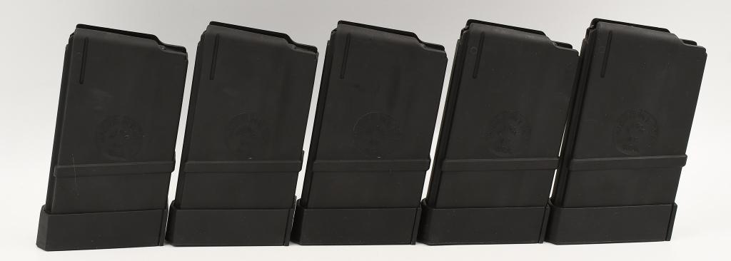 5 Wilson Master Molder AR-15 20 Round Magazines: 5 Wilson Master Molder AR-15 20 Round Magazines Law & Government Use Magazines, 20 Round Capacity, Made in USA