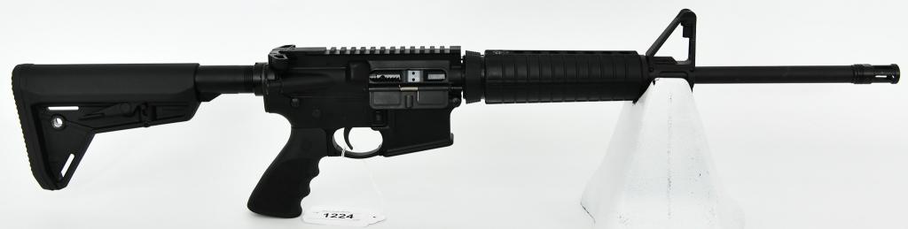 Ruger AR-556 Semi Auto Rifle 5.56 NATO AR-15: Up Next we a Brand New Ruger AR-556 Model 8500 Semi Auto Rifle. This Rifle Comes Equipped With a Birdcage Flash Hider, A2 Front Sight With Bayonet Lug, Adjustible Magpul Buttstock, Hogue Pistol Grip, 