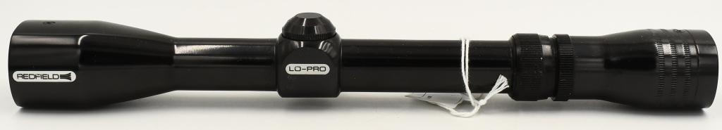 Vintage Redfield Lo-Pro Widefield 3x-9x. Scope: Vintage Redfield Lo-Pro Widefield 3x-9x. Rifle Scope, Adjustable Zoom , 1" Tube , Appears in Excellent Condition, Measures Approx 12 3/4" Overall Length