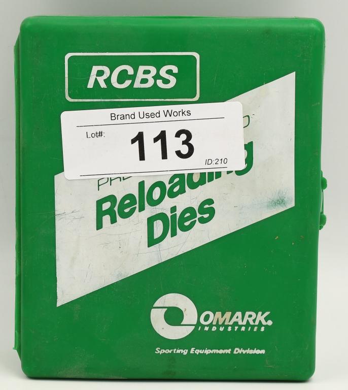 2 RCBS Full Length Reloading Dies For .30-30 Win: 2 RCBS Full Length Reloading Dies For .30-30 Win Cartridges, Comes With Instructions & Plastic Storage Container
