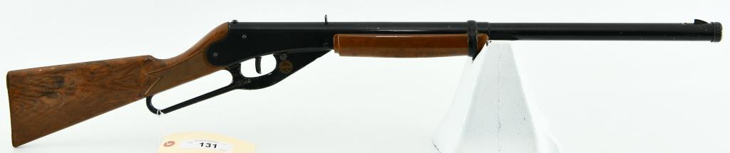 Vintage Daisy Model 103 Lever Action Air Gun: Vintage Lever Action Daisy Model 103 BB Gun Comes with the original DAISY emblem on the right side of the receiver area, comes with Plastic stock and forend, nice checkering on the grip areas, comes w