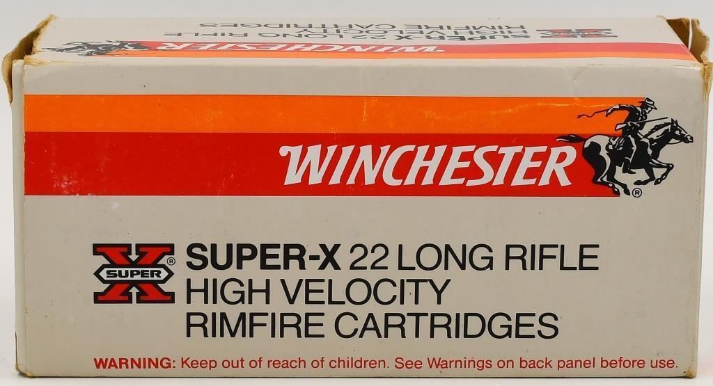 500 Rounds Of Winchester Super-X .22 LR Ammo,: 500 Rounds Of Winchester Super-X .22 LR Ammo, High Velocity, Rimfire Cartridge, X22LR Ammunition