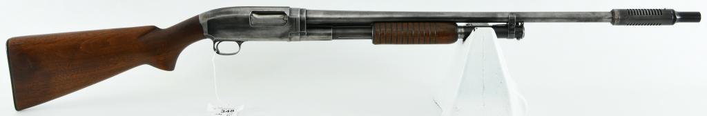 Winchester Model 12 Pump Action 16 Gauge Shotgun: Up Next We Have an Old Winchester Model 12 Pump Action Shotgun Chambered in 16 Gauge, 28" Barrel Including The Cutts Compensator, Front Bead Sight, Mod Choke, Accepts 2 3/4" Shells, Serial # 1111645 D