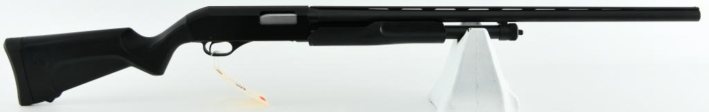 Savage Stevens 320 Field Grade 12 Gauge Shotgun: Up Next We Have a Savage Stevens 320 Field Grade Pump Shotgun Chambered in 12 Gauge. Accepts up to 3" Shells, 28" Vent Rib Barrel With Front Bead Sight, Comes With a Threaded Unmarked Choke. Overall A