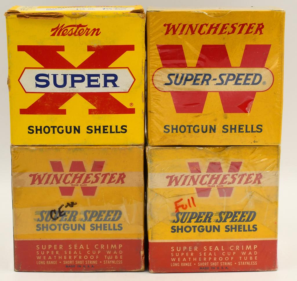 90 Rounds Of Winchester 12 Ga Shotshells: 90 Rounds Of Winchester 12 Ga Shotshells, 50 Rounds are Winchester Super-Speed 2 3/4" Shotshells Made In USA , 40 Rounds Are Winchester Western 2 3/4" Shotshells