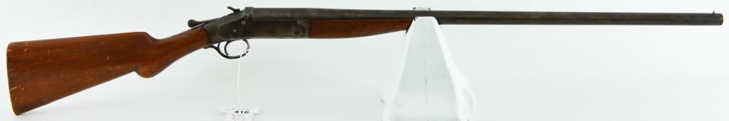 Iver Johnson Champion Single Shot 12 Gauge: Here we have a Vintage Iver Johnson Champion Single Shot 12 Gauge Shotgun. Barrel measures 30" with a front bead sight. Barrel Marked 12 Gauge Choke Bore Barrel and Lug Forged in one. Bore is in good 
