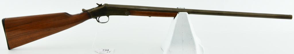 Harrington & Richardson 1901 Single Shot 28 Gauge: Up for auction is a Harrington & Richardson Arms Single Shot Top Break Shotgun, Chambered in 28 Gauge, Barrel Measures 26", Some Pitting, automatic ejecting, It has wood stock and forend Small Stock R