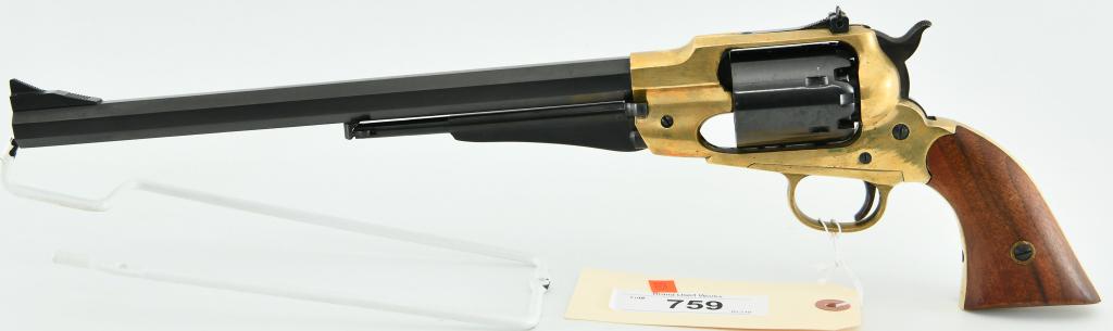 Armi San Marco Asm 1858 .44 Buffalo Percussion 12": Up Next We Have a Armi San Marco 1858 .44 Buffalo Percussion Revolver With a 12" Octagon Barrel, Black Powder, No Background Check Required. Overall Appears in Excellent Condition.