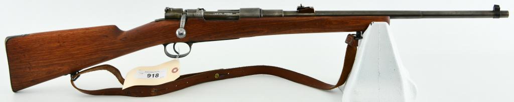 KAR 98 Mauser Sporter Bolt Action Rifle: Up Next We Have a KAR 98 Small Ring Mauser Sporter Bolt Action Rifle, Series IV, Unknown Caliber, and Comes With Leather Sling.