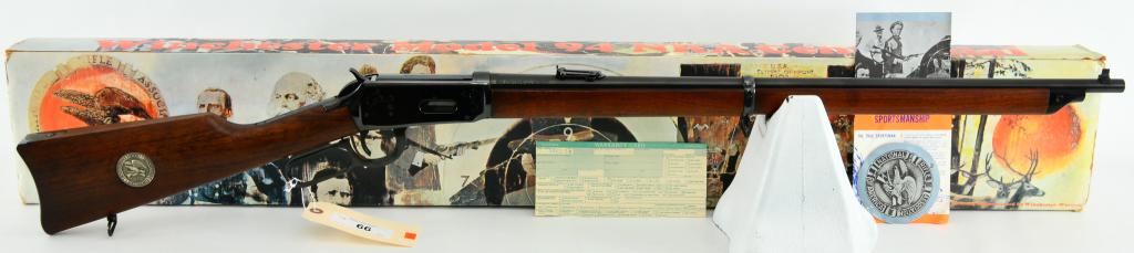 Winchester Centennial NRA Musket .30-30 Win: Up Next We Have a 1971 Issue Winchester Model 94 NRA Centennial Musket chambered for the .30-30 Win Cartridge. Unfired and in the Factory Styrofoam and Sleeve, 26 inch high polish barrel and full leng