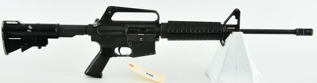 Colt SP1 Pre-ban AR-15 Sporter Rifle .223: Up Next We Have a Colt SP1 Pre-ban AR-15 Sporter Rifle Chambered in .223 With The Carry Handle, Adjustible Stock With Cage Number Most Likely Department Owned, Birdcage Flash Hider and A1 Sights With 