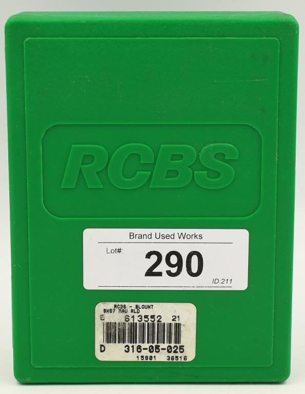 2 RCBS Full Length 8x57 Mauser Reloading Dies: 2 RCBS Full Length 8x57 Mauser Reloading Dies, Both Dies Appear In Good Condition & Come With Instructions & Plastic Storage Container