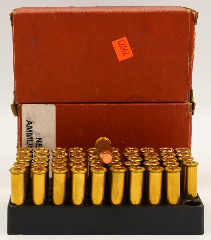 94 Rounds Of Winchester .357 Magnum Ammunition: 94 Rounds Of Winchester .357 Magnum Ammunition, Winchester Marked Head Stamps, Brass Cased, Round Nose Flat Point Ammunition