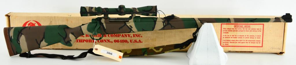 Ruger M77 Bolt Action Rifle .338 Win Magnum Camo: Up Next We Have a Nice Ruger M77 Bolt Action Rifle Chambered in .338 Win Magnum and in Excellent Camo Print, Topped With a Leupold Vari-X III 2.5X8, and a Como Sling. This Rifle is Mint and Possibly U