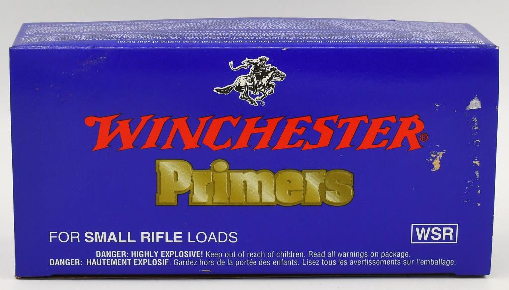 1000 Count Of Winchester Small Rifle Primers: 1000 Count Of Winchester Small Rifle Primers #6-1/2 These non-corrosive, all weather primers deliver fast, dependable ignition under any shooting condition. Primers are constantly and rigorously teste