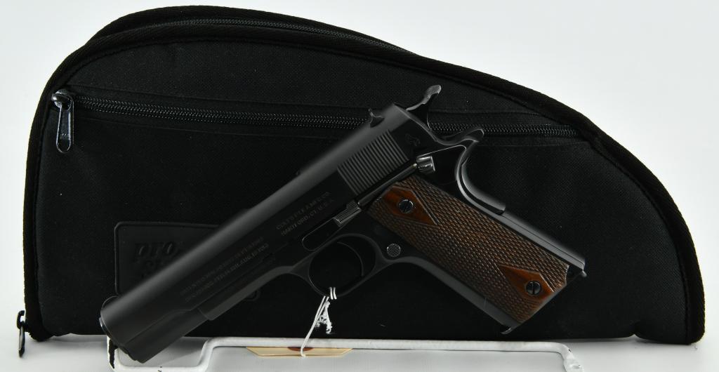 Property Marked WWI Colt Model of 1911 U.S. Army: Look at This Beauty! Here We Have a Property Marked WWI Colt Model of 1911 U.S. Army Semi Auto Pistol Chambered in .45 ACP, Comes With One Two Tone Magazine, Serial # 209409, Dates to 1917. This Pisto