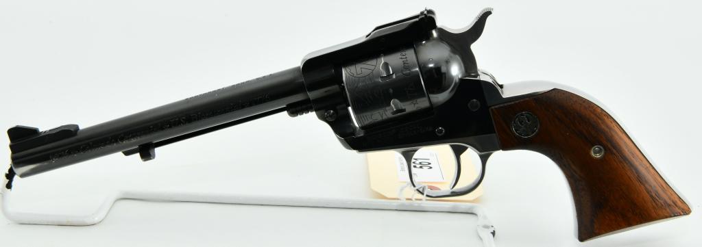 Ruger New Model Single Six Colorado Centennial: Up Next We Have a Ruger New Model Single Six Colorado Centennial U.S. Bicentennial 1876-1976 Revolver Chambered For .22, 6 1/2" Barrel, Factory Smooth Wood Grips With Medallions, Engraved Cylinder, Ov