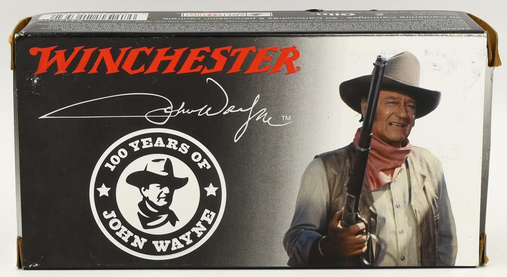 Limited John Wayne 100 Year Winchester .44-40 Ammo: Limited John Wayne 100 Year Winchester .44-40 Ammo Up Next We Have The Duke! a Limited Edition Complete Box of John Wayne 100 Year Winchester .44-40 Ammo, 200 Grain SP, 50 Rounds in The Box, X4440JW,
