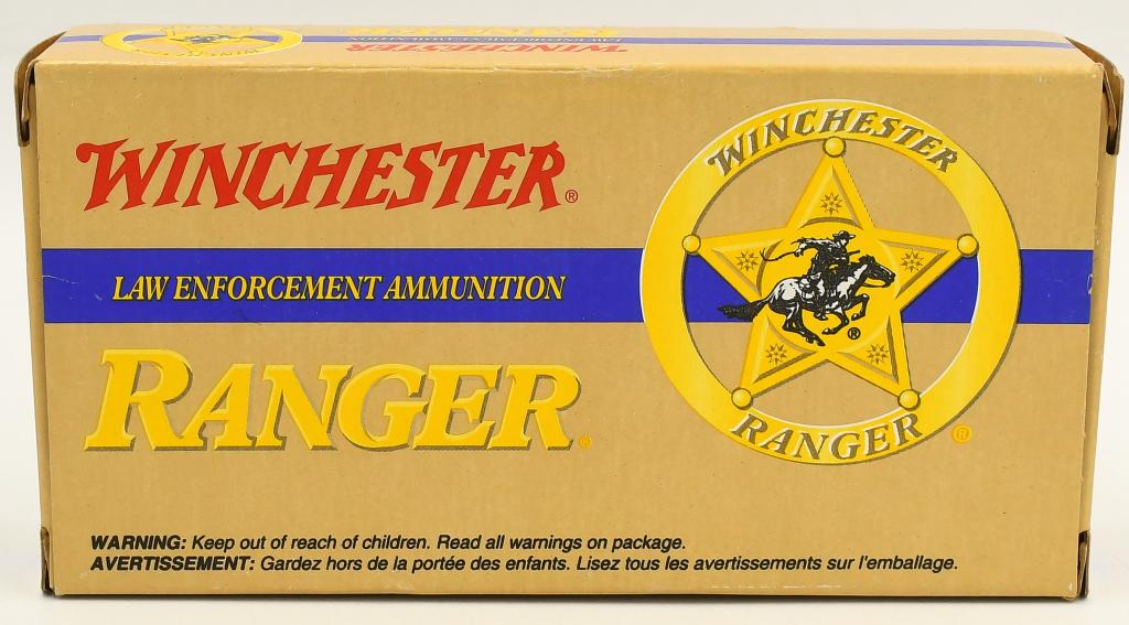 50 Rounds Of Winchester Ranger .45 ACP +P Ammo: 50 Rounds Of Winchester Ranger .45 ACP +P Law Enforcement 230 Grain SXT Brass Cased Round Nose Jacketed Hollow Point Ammunition Made In USA