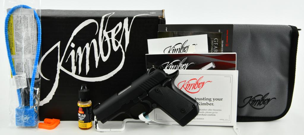 NEW Kimber Micro 9 Semi Auto Pistol 9MM: Up Next We Have a Brand New Kimber Micro 9 Semi Auto Pistol Chambered in 9MM and Comes in The Factory Box With Paperwork, Lock, Oil, and Soft Carry Case. More From The Internet Below: This exclusive 2