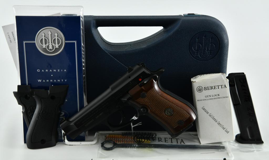 Beretta Model 84 Cheetah Semi Auto Pistol .380 ACP: Up Next We Have a Beretta Model 84 FS Cheetah Semi Auto Pistol Chambered in .380 ACP and It Comes With Two Magazines, Two Sets of Grips, Lock, Tools, and Paperwork. Overall in Excellent Like New Condi