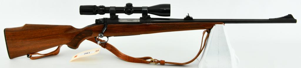 Winchester Model 70 Bolt Action Rifle .30-06: Up Next We Have a Nice Winchester Model 70 Bolt Action Rifle Chambered in .30-06, Jeweled Bolt, and Topped With a Bushnell Banner 3X-9X Scope, Open Front Sight, Adjustible Rear, and Fitted With a Nice