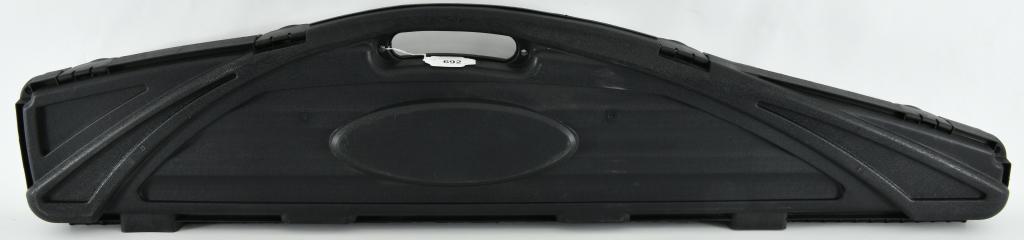 Oversized Soft Padded Scoped Rifle Hard Case: Oversized Soft Padded Scoped Rifle Hard Case, With Carry Handle & Latches, Measures Approx 52" Long & Appears in Overall Good Pre-Owned Condition
