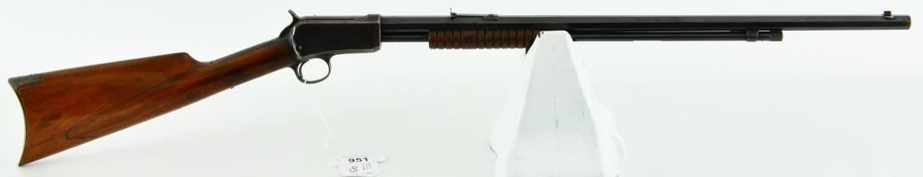 Winchester Model 1890 Slide Action .22 WRF: Here's another great Winchester to Compliment the auction! This here is a Winchester Model 1890 Slide Action Takedown Rifle Chambered in .22 WRF, Serial # 229694 Dates it to 1905. 24" Octagon Barrel W