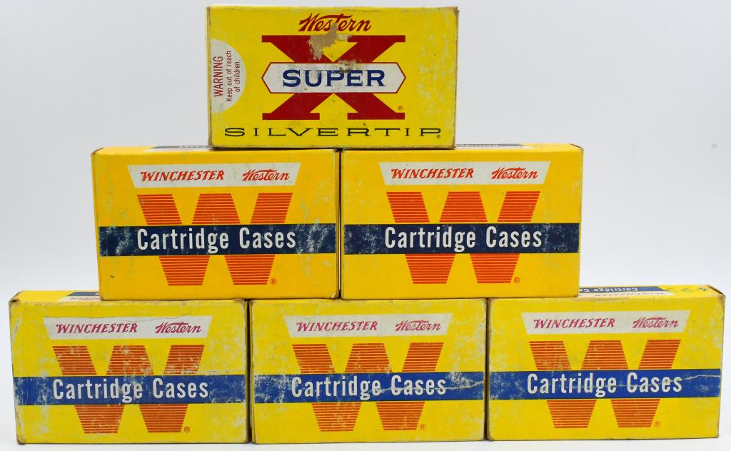 114 Count Of Empty .308 Win Brass Casings: 114 Count Of Empty .308 Win Brass Casings, Winchester Brass , De-Primed & Ready For Reloading, Also Comes With Original Winchester Boxes