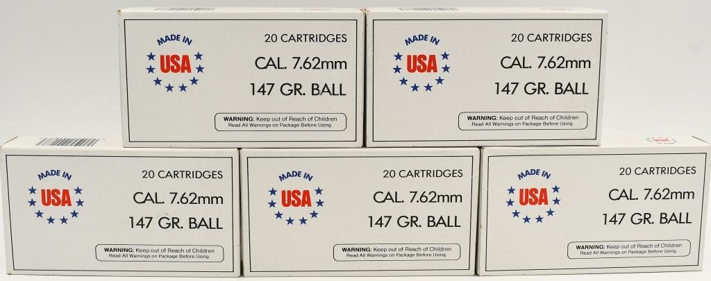 100 Rounds Winchester USA 7.62x51 NATO (.308) Ammo: 100 Rounds Winchester USA 7.62x51 NATO (.308) Win 147 Grain FMJ Winchester USA known as "White Box" has been the standard by which other companies are measured. This ammunition is loaded with high qua