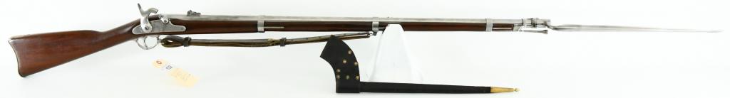 Civil War Model 1861 Springfield Parkers Snow: Up Next We Have a Model 1861 U.S. Percussion Rifle-Musket by Parkers’ Snow & Co., Meriden, Connecticut Dated 1863. This rifle being Dated 1863 is believed to be the product of James Mulholland Contr