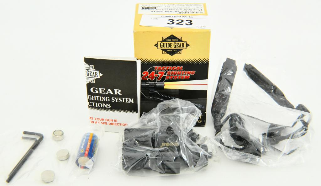 Guide Gear 24-7 Tactical Sighting System Laser: Laser sight and Flashlight kit with mount for 1" tube Riflescopes GG-LL BSA optics For all light conditions, Ideal for varmint control in bright light or no light,