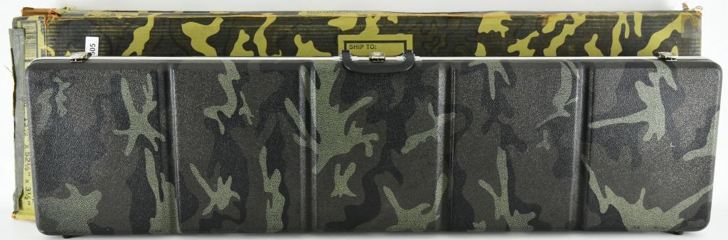 NEW Hoppe's 9 Protecto Camo Rifle Hardcase: Up Next We Have a NOS Hoppe's 9 Protecto Camo Rifle Padded Hardcase That Comes in The Box. Measures 52X14X4.