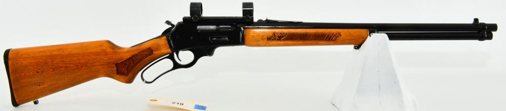 Marlin Diamond Jubilee Commemorative Model .30-30: Up Next We Have a Marlin Diamond Jubilee Commemorative Model Lever Action Rifle Chambered in .30-30 Win, 20" Barrel, Open Front Sight, Adjustible Rear Sight, and Equipped With Weaver Base and Rings, S