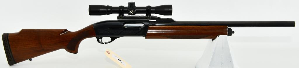 Remington Model 11-87 Premier Shotgun 12 Gauge: Up Next is a Nice Remington Model 11-87 Premier Semi Auto Shotgun Chambered in 12 Gauge, 21" Fully Rifled Barrel, 1 Turn in 35", Accepts 3" Shells, and Topped With a Bushnell Scope, Nice Engraving on